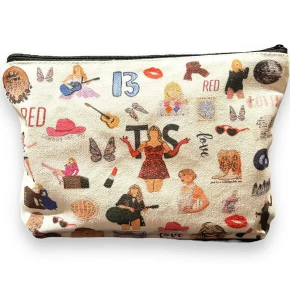 Taylor Swift TS Makeup Bag Zip Pouch 10