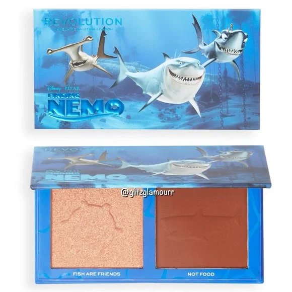 Revolution x Disneys Finding Nemo Fish Are Friends Bronzer & Highlighter Palette