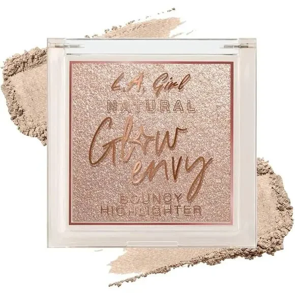 L.A. GIRL Glow Envy Bouncy Bronzer Natural Glow Long-Wearing, Airbrushed