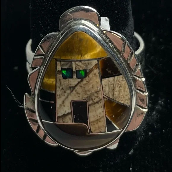 Cliff dwellers Inlay Ring