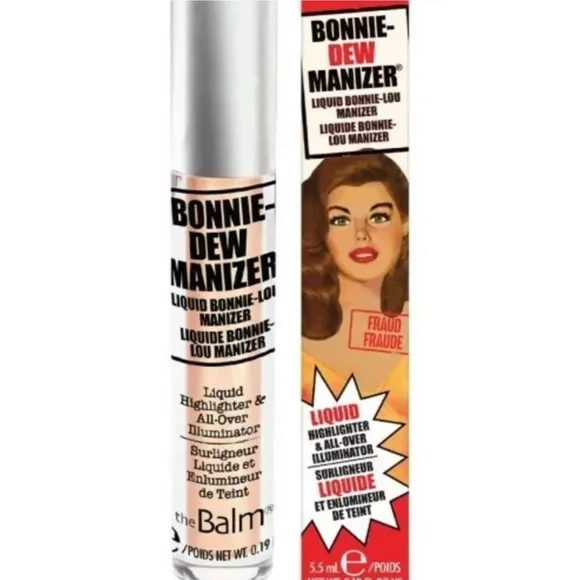 theBalm Bonnie-Dew Manizer Liquid Highlighter Illuminator 0.19fl oz NEW