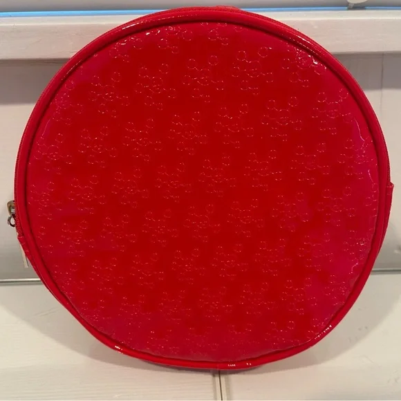 Round half zip empty Cosmetic Bag