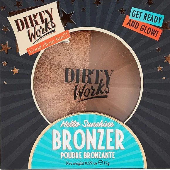 Dirty Works Hello Sunshine Get Ready & Glow Bronzer Powder