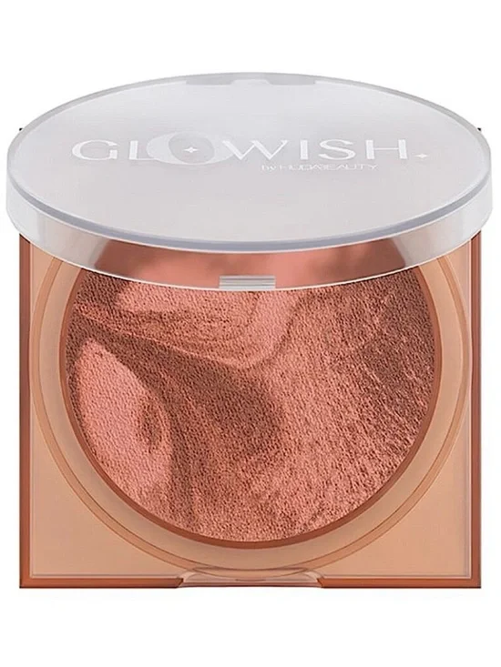 Huda Beauty 04 Deep Tan Glowish Soft Radiance Bronzing Powder