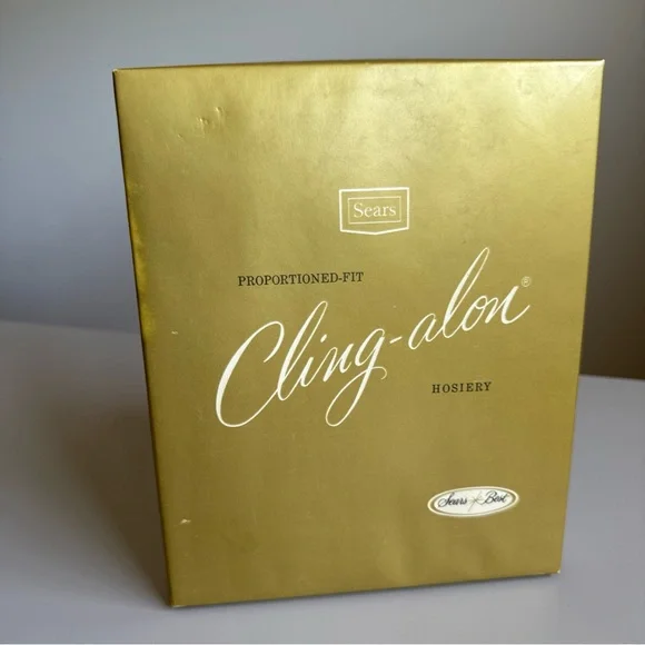 Vtg Sears Cling Alon Hosiery 3 Pair 7471 001 Tahiti Bronze Shapely A 8 1/2-9 1/2