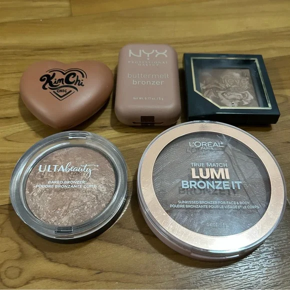 Assorted Drugstore Medium to Dark Bronzer & Contour Collection