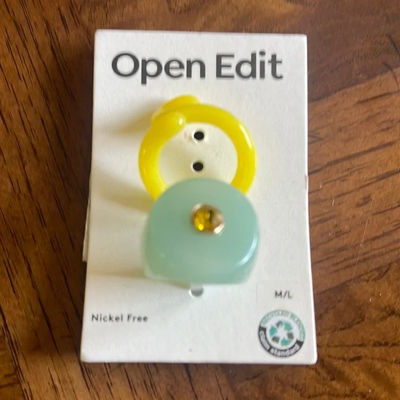 Open edit from Nordstrom set of 2 rings new in package