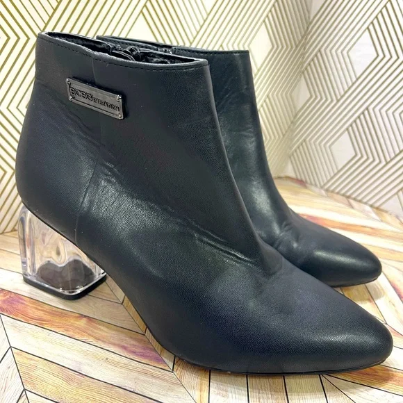 BCBG Generation Ankle boots black color‎ with crystal heels SB2