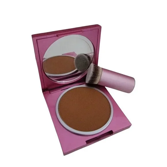 MALLY Bronzer Compact Visible Skin Bronzer Shade Deeper with Brush