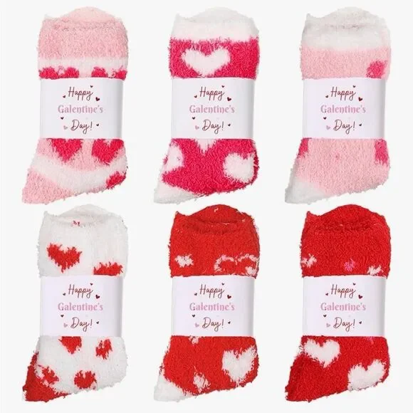 Valentine's Day Heart Socks Set