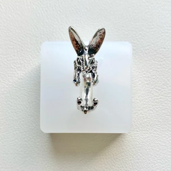 Silver Bunny Ring