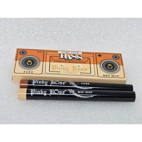 Pinky Rose Cosmetics Pump Your Bass Multi-Use Makeup Sticks Jazz & Hip Hop Set
