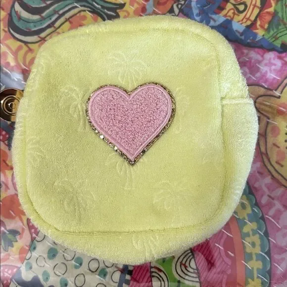 NWOT Stoney Clover Lane x Target Terry Palm Trees Embossed Pouch