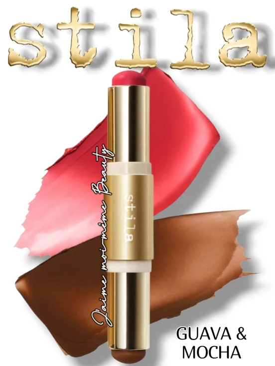 Stila Dual-Ended Blush And Bronzer Lip & Cheek Stick — Guava And Mocha