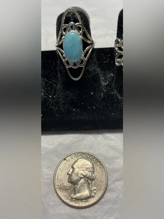 Larimar ring
