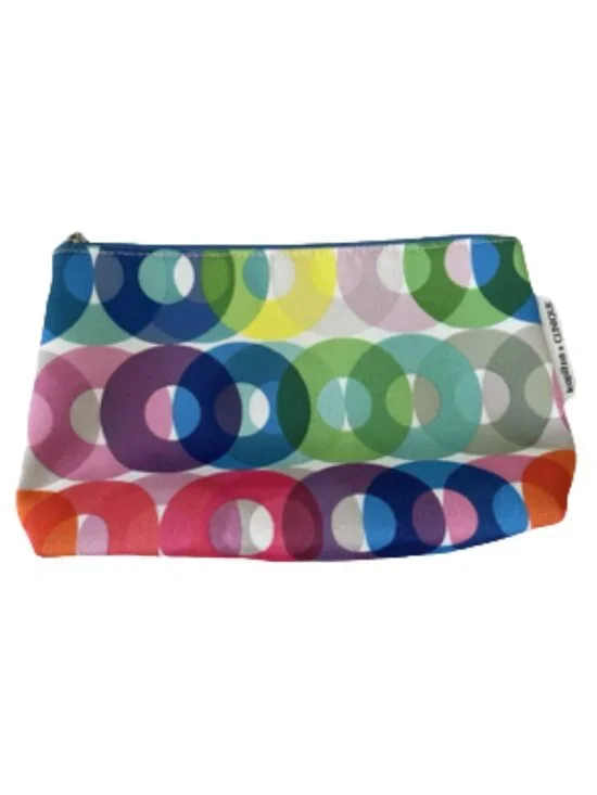 Kapitza x Clinique Multicolor Circles Polyester Everyday‎ Cosmetic Travel Bag