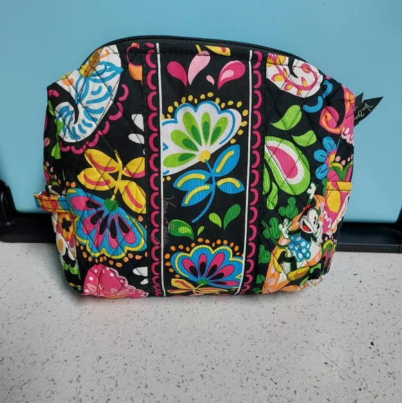 Vera Bradley Disney Parks Midnight Mickey Large Cosmetic Bag NWT