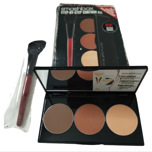 Smashbox Step-by-step Contour Kit Palette & Brush DEEP‎