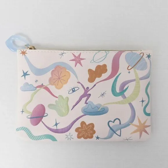 5/$20 NWOT‎ Ipsy Glam Bag September 2024 Ethereal Landscape Pastel Faux Leather