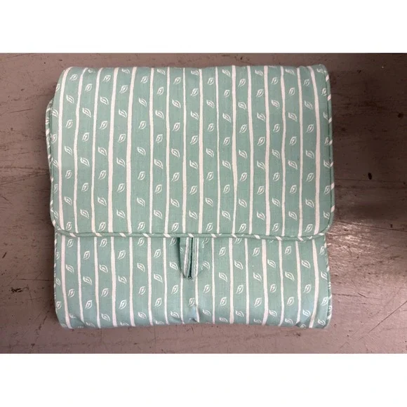 Victoria Secret TRAVEL TOILETRY BAG second skin satin gold tag‎ vintage