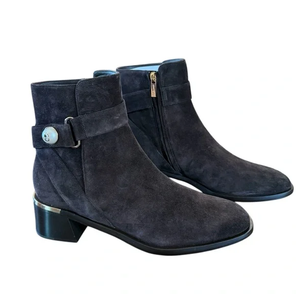 Jimmy Choo Noor 45 Coffee Brown Velvet Suede Ankle Boots NEW EU 39.5 US 9.5