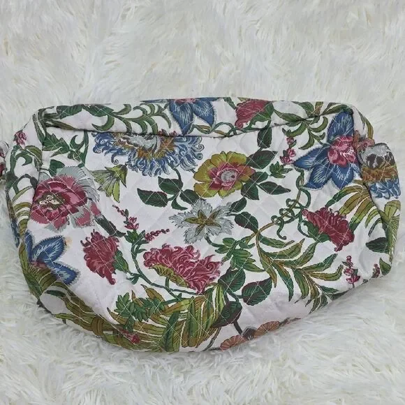 Pottery Barn Elegant Cosmetic Bag in Classic Beige