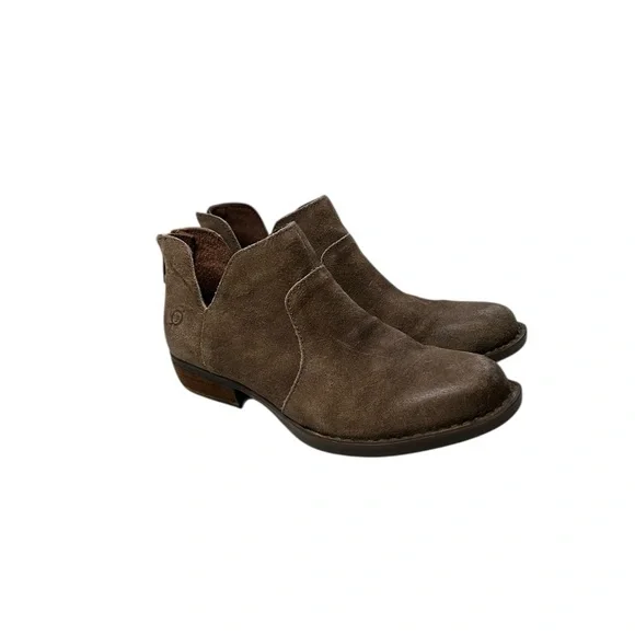 Born Women's Kerri Brown Ankle Booties Classic Western 6.5