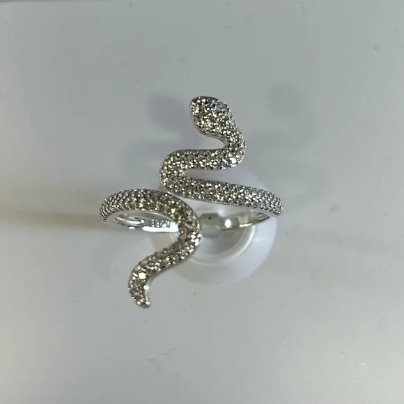Giani Bernini Sterling Silver Ring with Cubic Zirconia Size 8