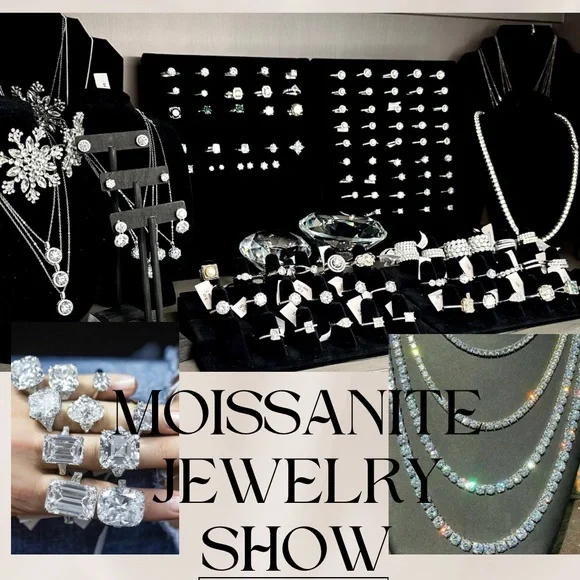 Live Show Moissanite Jewelry Like this Listing to be notified when live 05-08