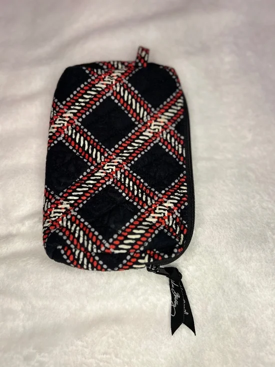 Vera Bradley Small Quilted Cosmetic Bag Minsk Plaid