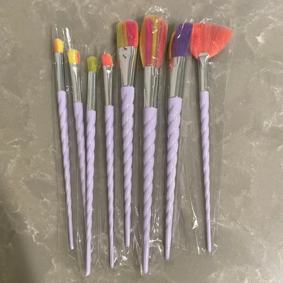 Unicorn makeup brushes