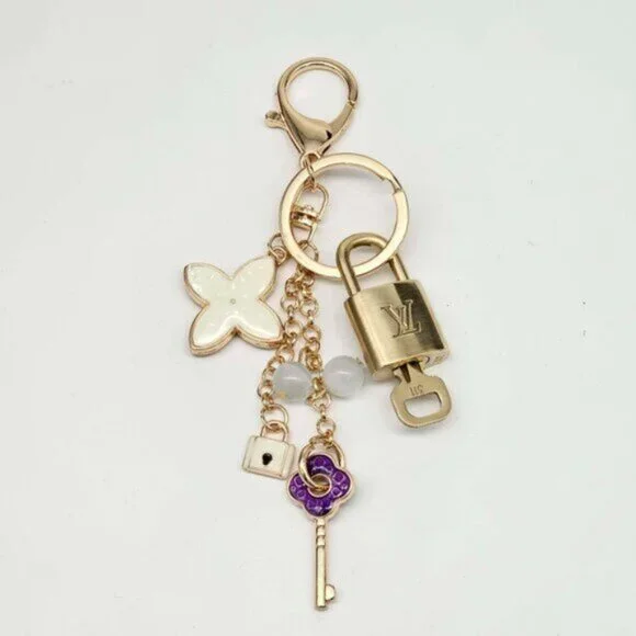 Authentic LV Gold Padlock 🔒Unbranded Keychain Charm for Louis Vuitton Bags
