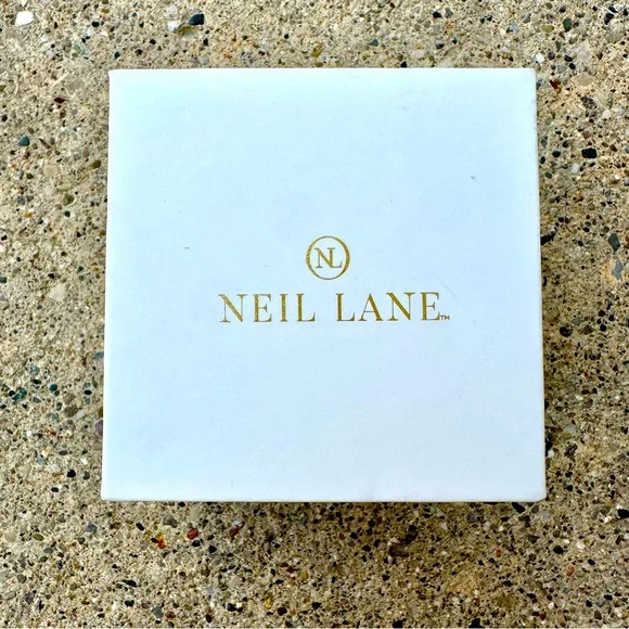 Neil Lane Kay Jewelers Empty White & Gold Ring 3” Square Box