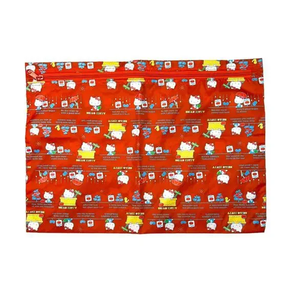 Hello Kitty by Sanrio Vivitix Zip Pouch Bag Storage Organizer Orange