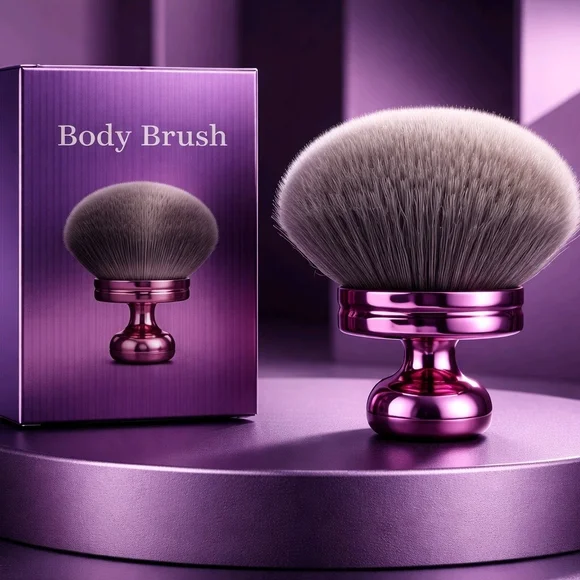 Achieve A Flawless Finish with the Large Blend & Blur Body Makeup Brush Purple