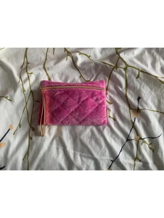 New Ipsy Pink and Gold Makeup and Accessory Bag