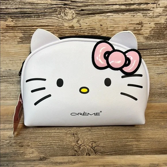 Hello Kitty x the Creme Shop Make Up Cosmetics Bag NWT!