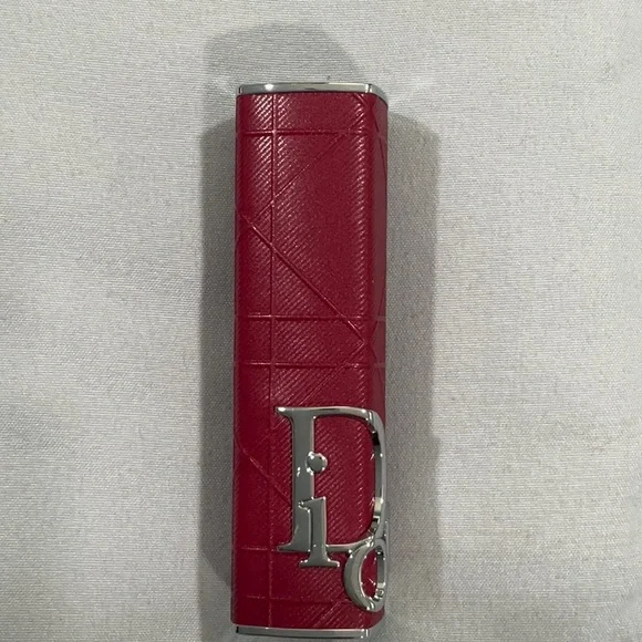 Dior Red Leather Lipstick Case