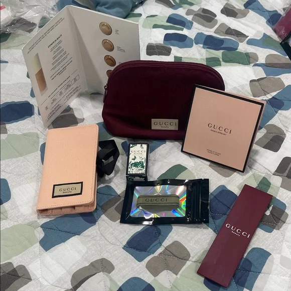 Gucci Burgundy and Pink Beauty Collection