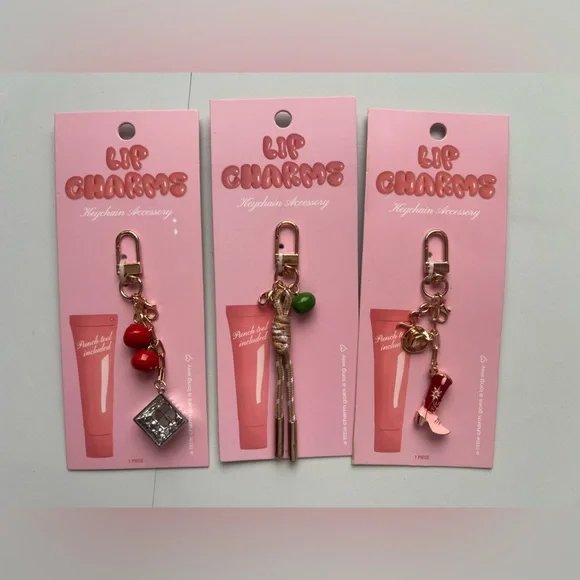 Studio Artifact Lip Charm Keychain Accessory