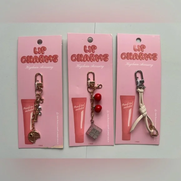 Studio Artifact Lip Charm Keychain Accessory