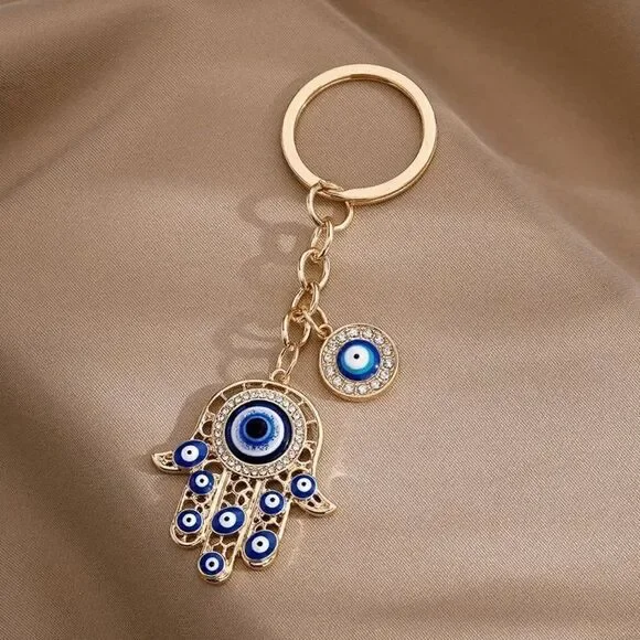Hamsa Hand Keychain‎