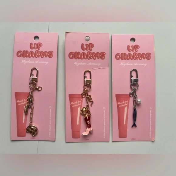Studio Artifact Lip Charm Keychain Accessory