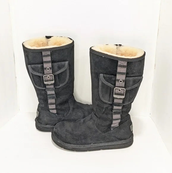 UGG Cargo Suede And Shearling Boots