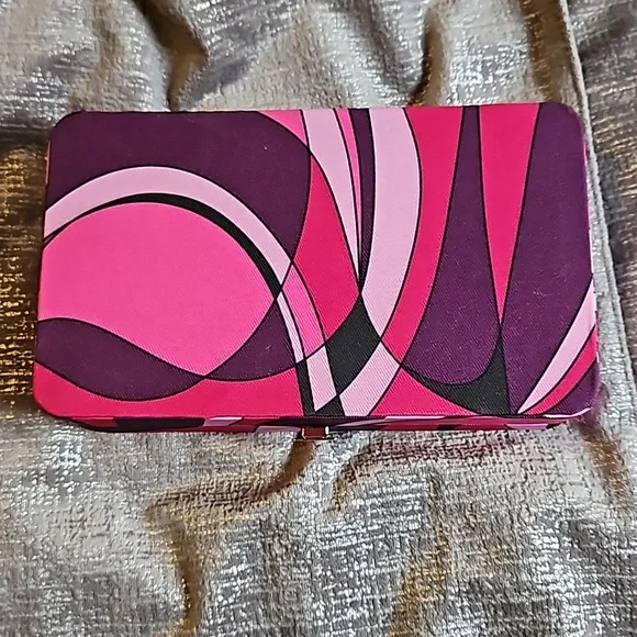 TARTE HARD SHELL PINK & PURPLE MAKEUP CASE- JEWERLY BOX
