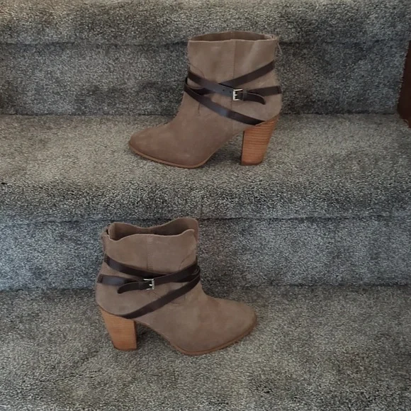 Ankle booties by Carlos Santana