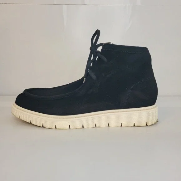 AQUATALIA Womens Kayden Black Suede Boots Size 9.5 Booties‎ Made in Italy