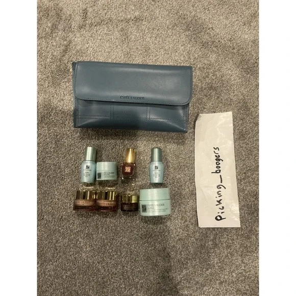 Vintage Estée Lauder Discontinued Travel Kit Skincare Bundle Makeup Bag