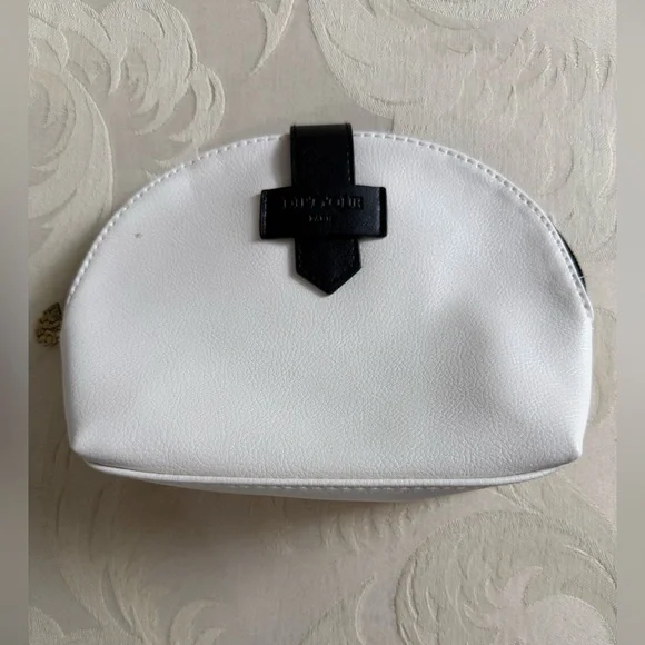 Diptyque‎ Paris White & Black Cosmetic Pouch Makeup Bag Toiletry Case