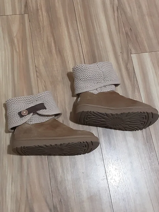 UGG Shania Pullover Knit Cuff Suede Boot